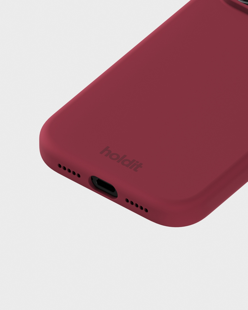 Phone Case Silicone Red Velvet iPhone 17 Pro Max