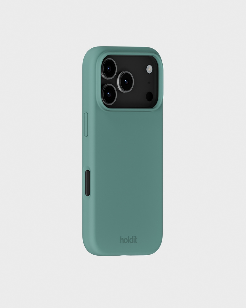 Phone Case Silicone Moss Green iPhone 17 Pro Max