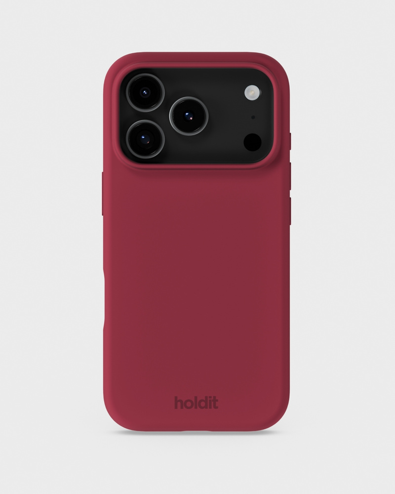 Phone Case Silicone Red Velvet iPhone 17 Pro Max