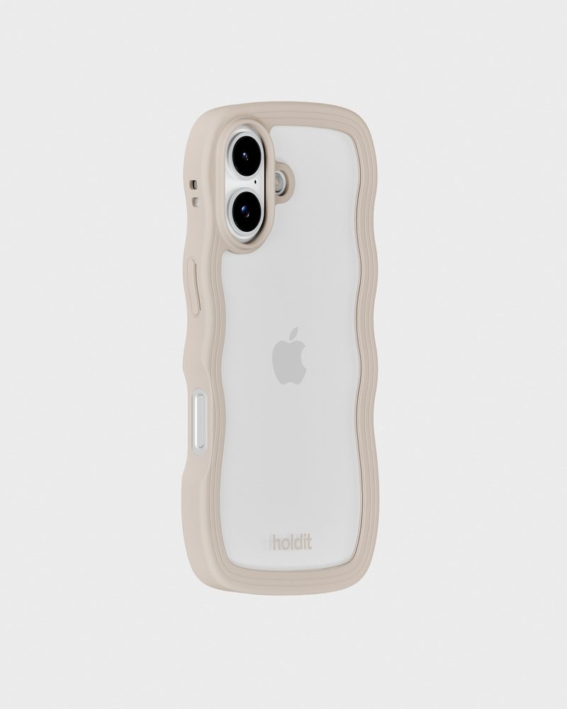Phone Case Wavy Light Beige iPhone 17