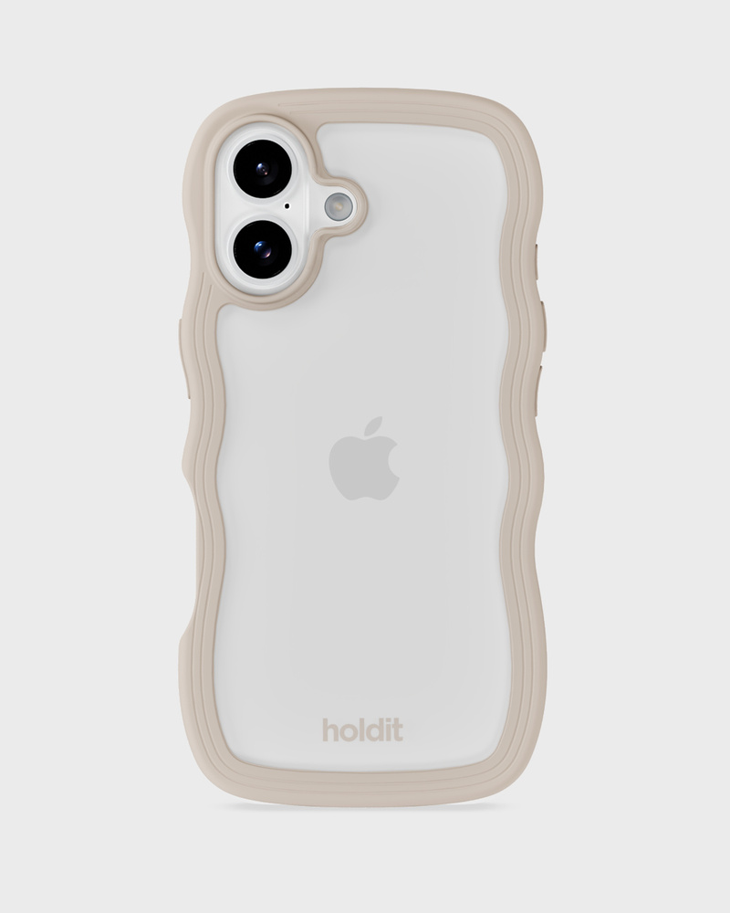 Phone Case Wavy Light Beige iPhone 17