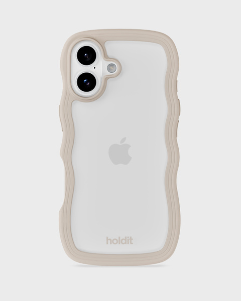 Phone Case Wavy Light Beige iPhone 17