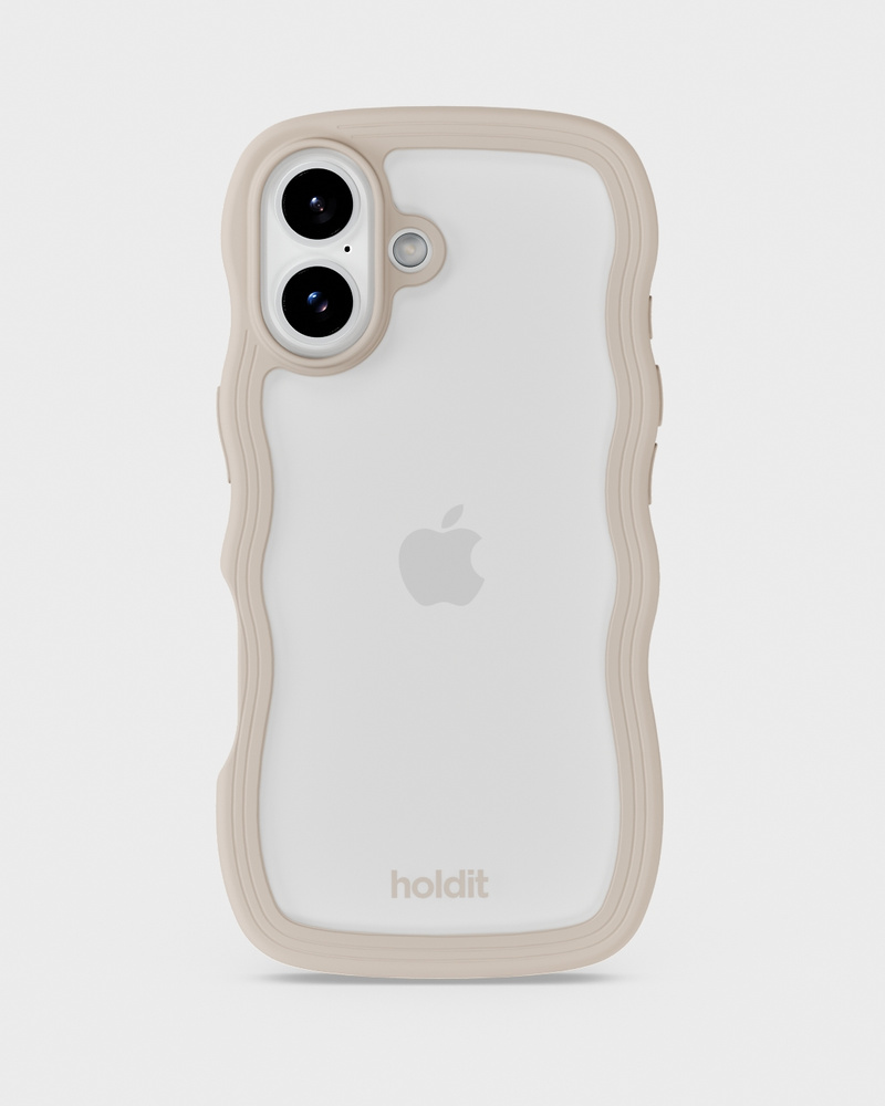 Phone Case Wavy Light Beige iPhone 17