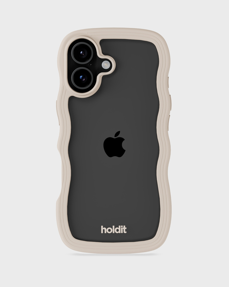 Phone Case Wavy Light Beige iPhone 17