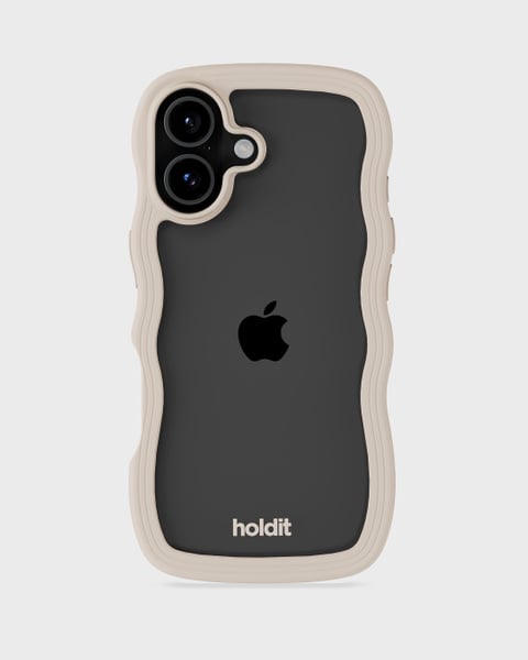 Phone Case Wavy Light Beige iPhone 17
