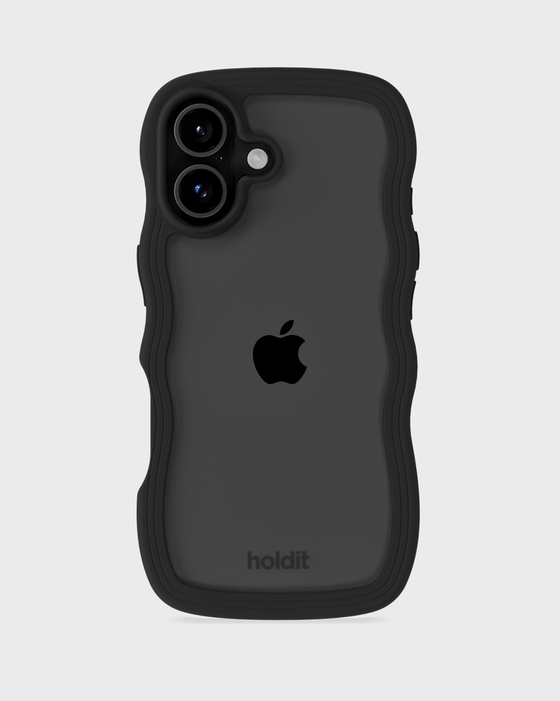 Phone Case Wavy Black/Transparent iPhone 17