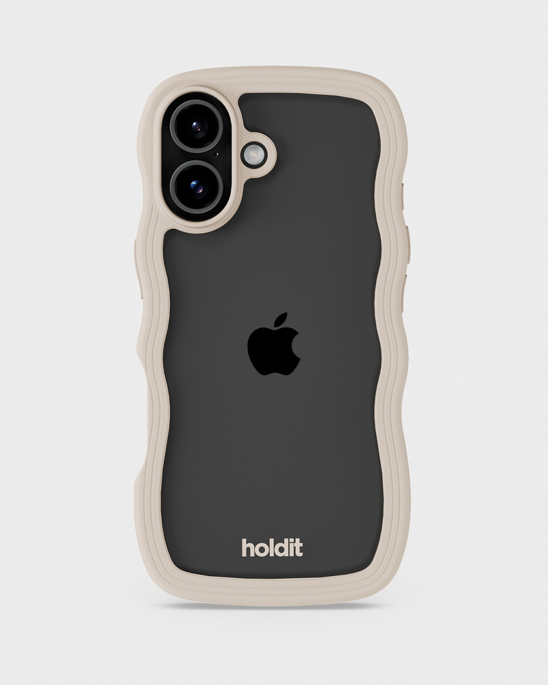 Phone Case Wavy Light Beige iPhone 17