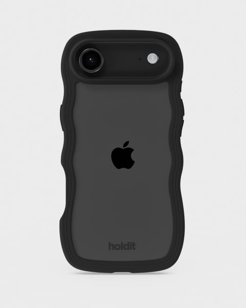 Phone Case Wavy Black/Transparent iPhone Air