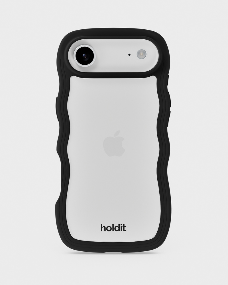 Phone Case Wavy Black/Transparent iPhone 17 Air
