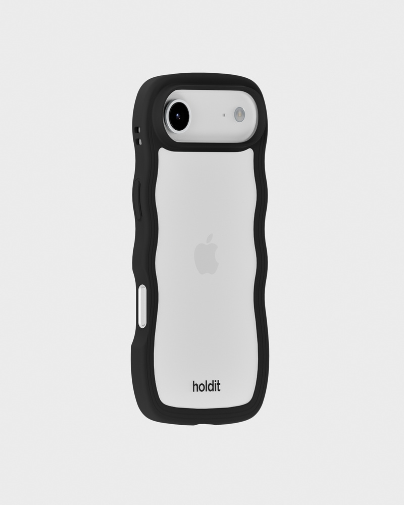 Phone Case Wavy Black/Transparent iPhone 17 Air