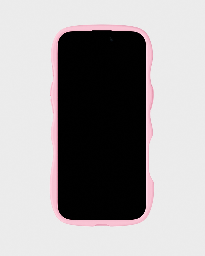 Phone Case Wavy Pink/Transparent iPhone 17 Air