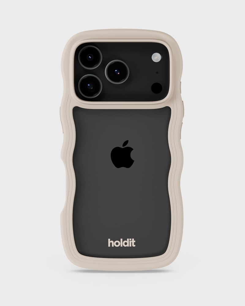 Phone Case Wavy Light Beige iPhone 17 Pro