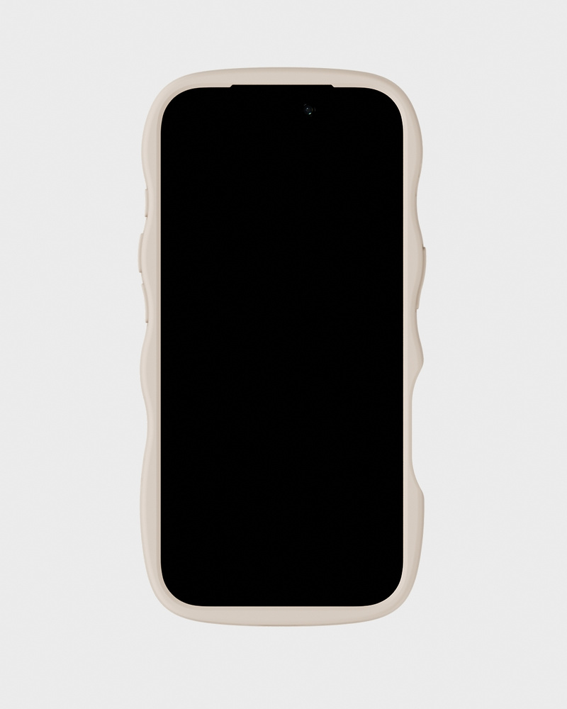 Phone Case Wavy Light Beige iPhone 17 Pro Max