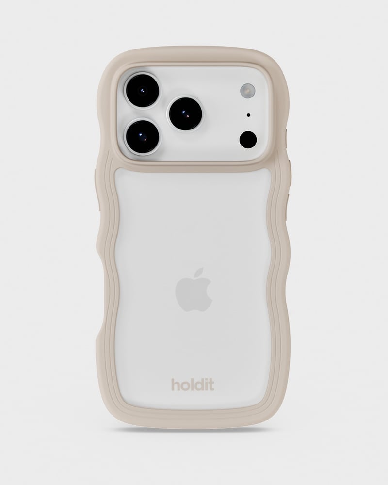 Phone Case Wavy Light Beige iPhone 17 Pro Max
