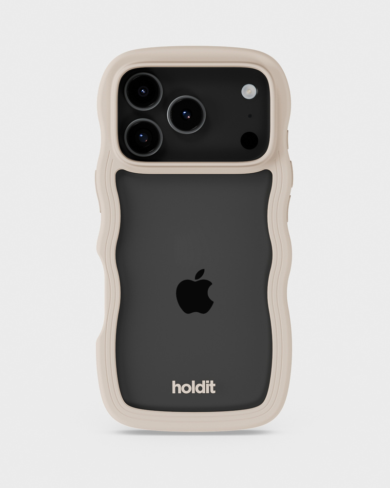 Phone Case Wavy Light Beige iPhone 17 Pro Max
