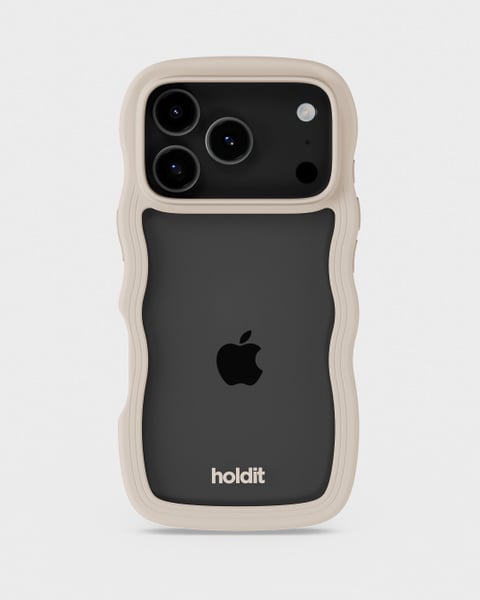 Phone Case Wavy Light Beige iPhone 17 Pro Max
