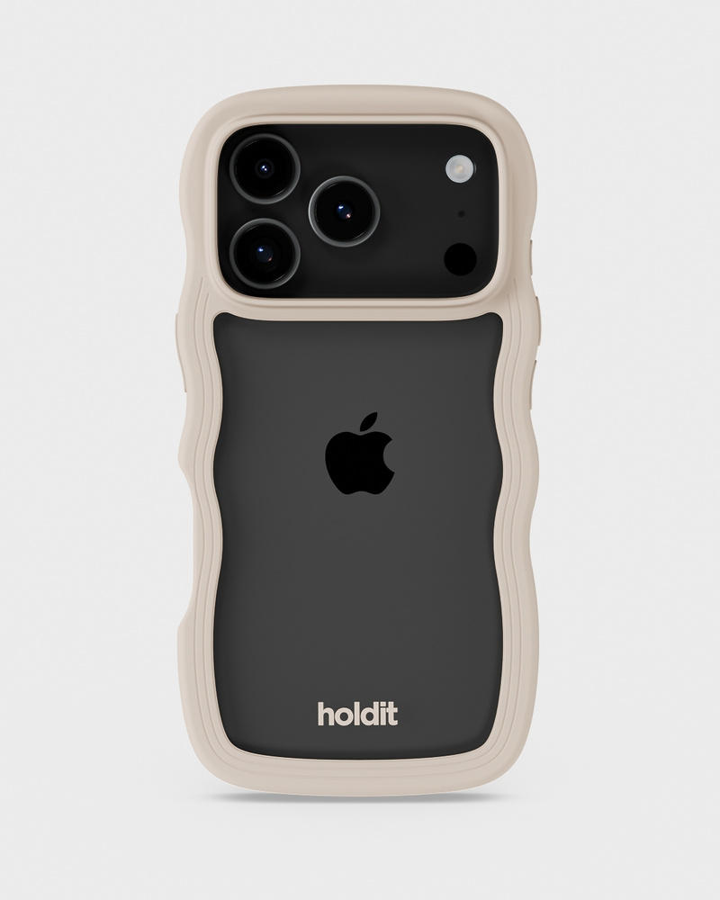 Phone Case Wavy Light Beige iPhone 17 Pro Max