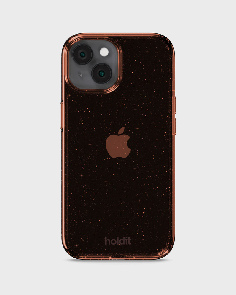 Phone Case Glitter Amber iPhone 16e