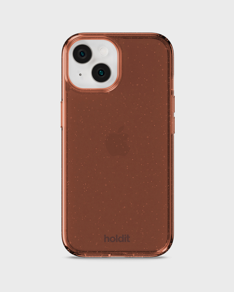 Phone Case Glitter Amber iPhone 16e