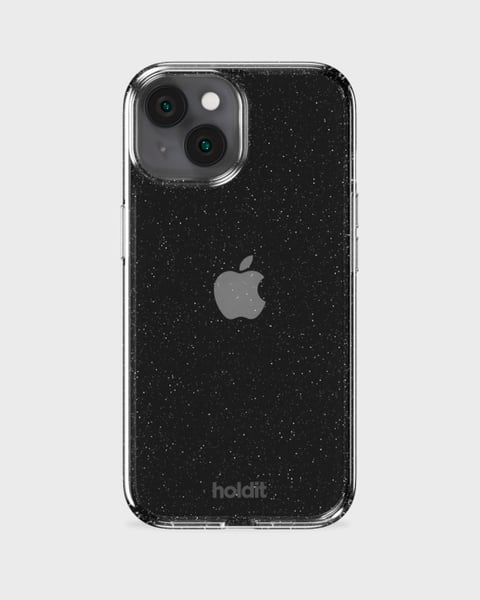 Phone Case Glitter Black iPhone 17e