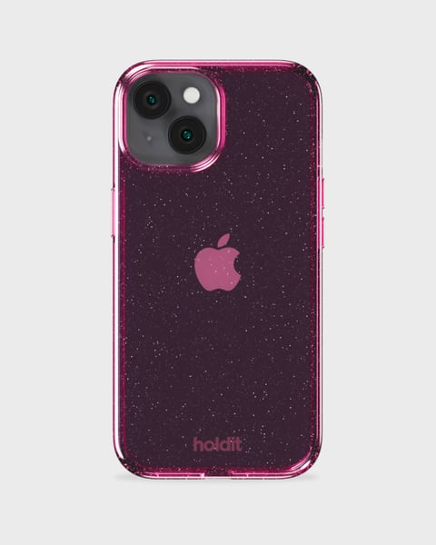 Phone Case Glitter Pink iPhone 17e