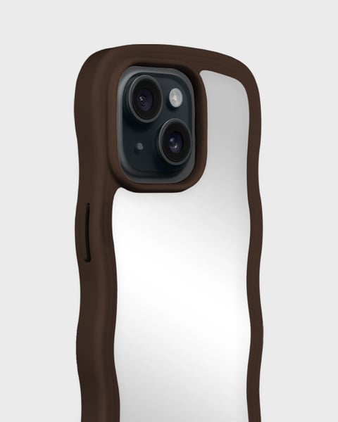 Phone Case Wavy Chocolate/Mirror iPhone 17e