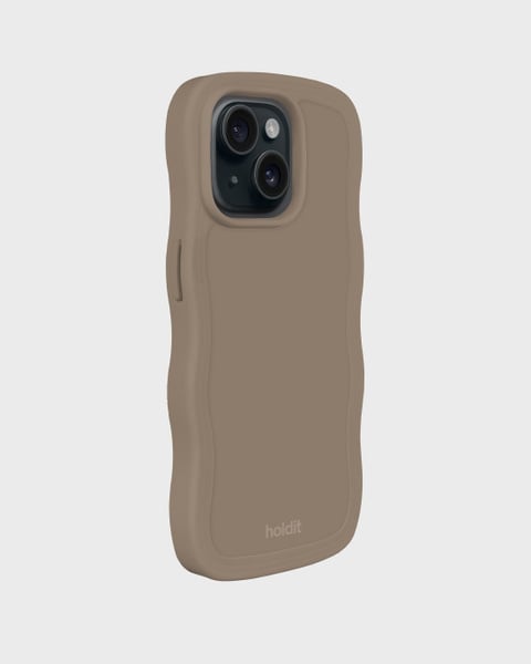 Phone Case Wavy Mocha Brown iPhone 17e