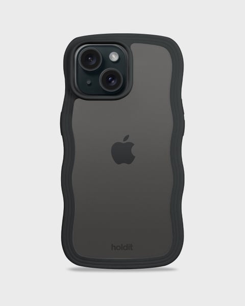 Phone Case Wavy Black/Transparent iPhone 17e