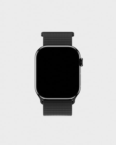 Watch Band Nylon Black 42/44/45/46/49 mm