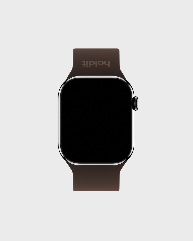 Watch Band Silicone Magnet Chocolate 42/44/45/46/49 mm