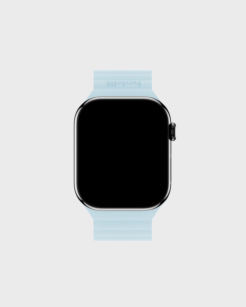 Watch Band Silicone Magnet Mineral Blue/Gray 38/40/41/42 mm