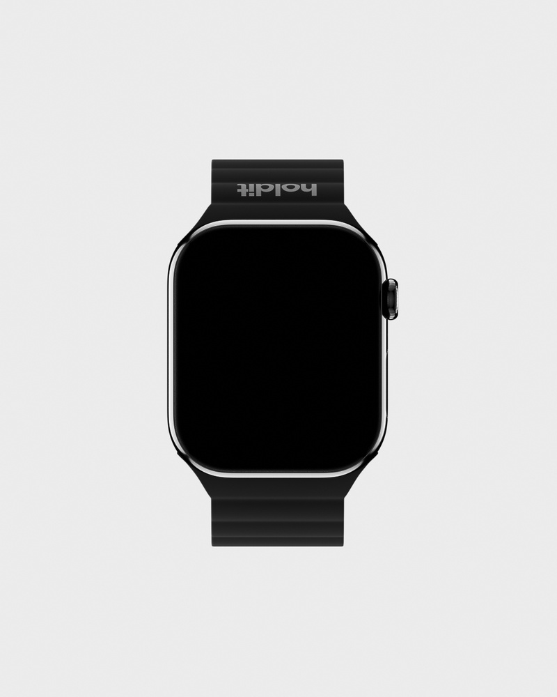 Watch Band Silicone Magnet Orange/Black 42/44/45/46/49 mm