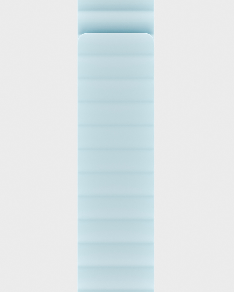 Watch Band Silicone Magnet Mineral Blue/Gray 42/44/45/46/49 mm