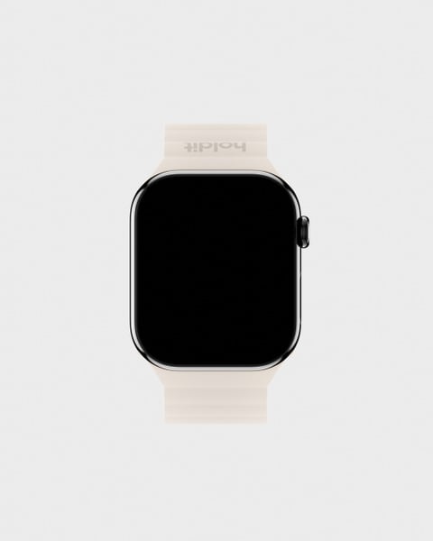 Watch Band Silicone Magnet Light Beige/Beige 42/44/45/46/49 mm