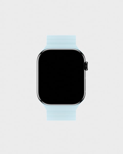 Watch Band Silicone Magnet Mineral Blue/Gray 42/44/45/46/49 mm
