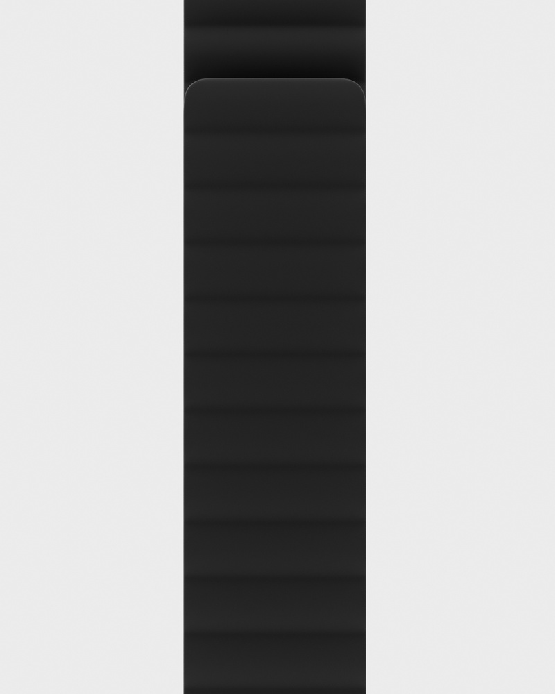 Watch Band Silicone Magnet Orange/Black 42/44/45/46/49 mm