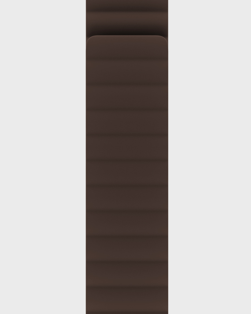 Watch Band Silicone Magnet Chocolate/Black 42/44/45/46/49 mm