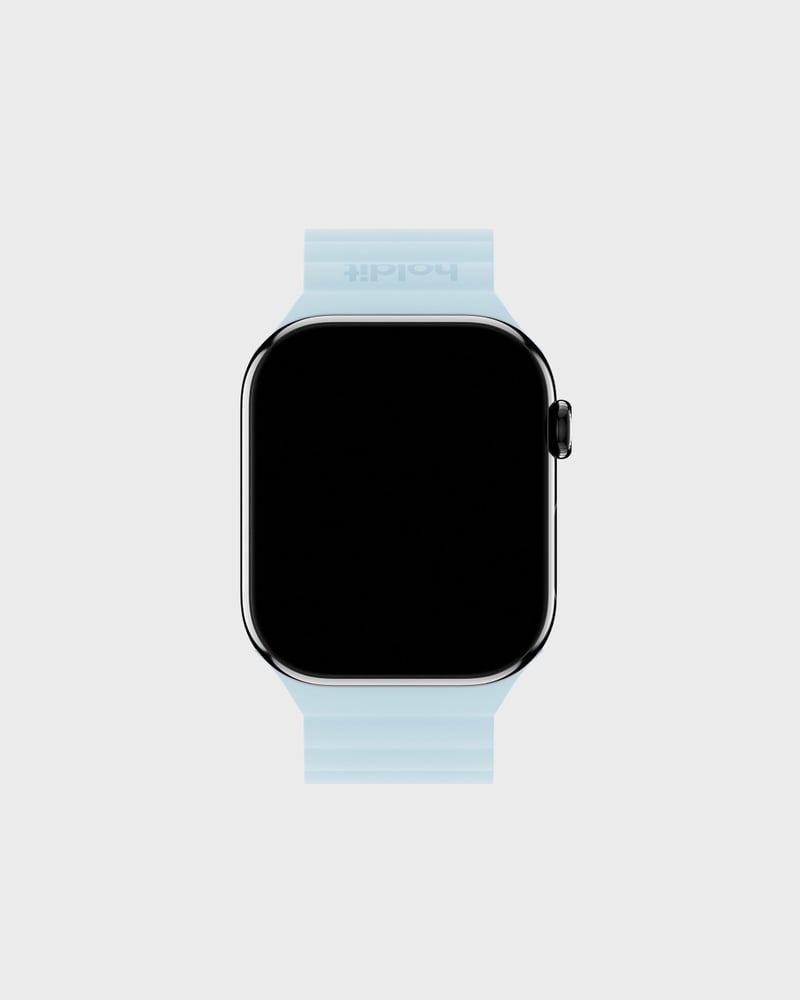 Watch Band Silicone Magnet Mineral Blue/Gray 42/44/45/46/49 mm