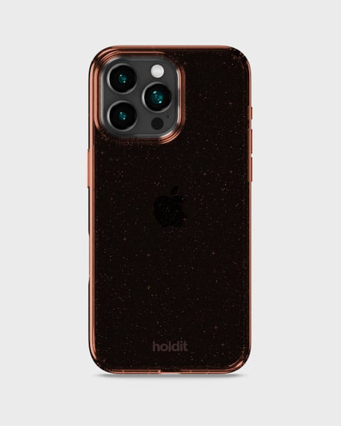 Phone Case Glitter Amber iPhone 16 Pro