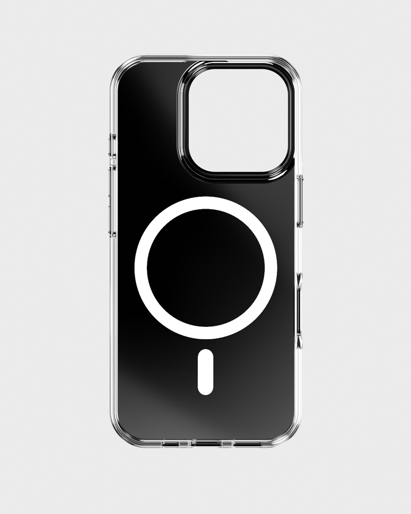 Phone Case Mirror Magsafe Compatible Black iPhone 16 Pro