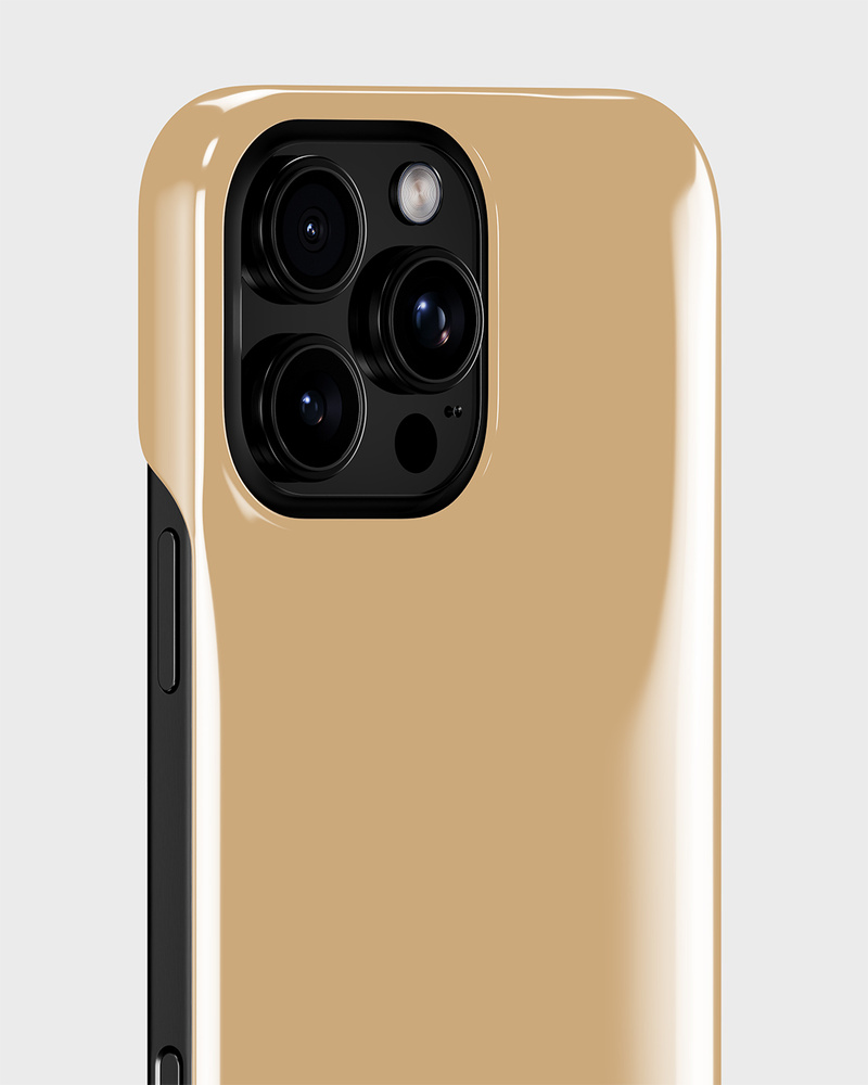 Phone Case Puffy Beige iPhone 16 Pro Max