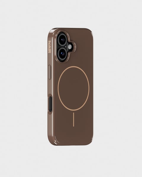 Phone Case Mono Chocolate/Beige iPhone 16