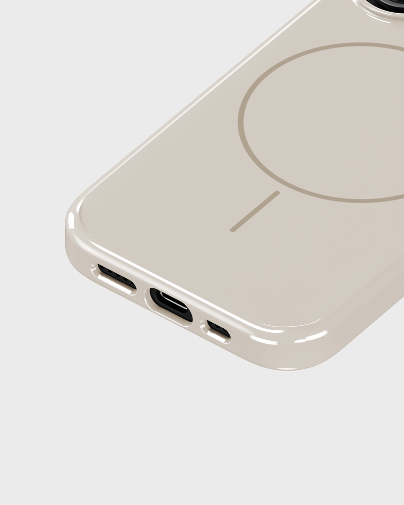Mono Case Deep Light Beige/Beige iPhone 16