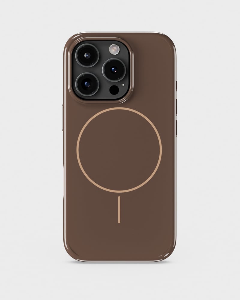 Mono Case Deep Chocolate/Beige iPhone 16 Pro