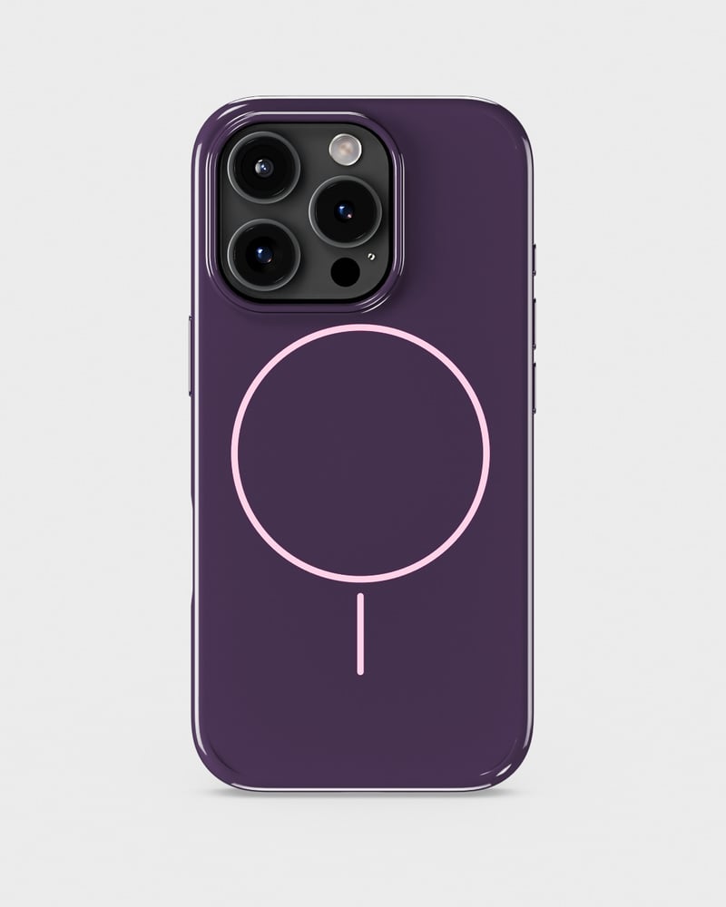 Mono Case Deep Plum/Pink iPhone 16 Pro