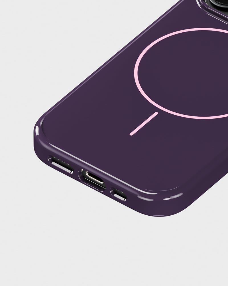 Mono Case Deep Plum/Pink iPhone 16 Pro