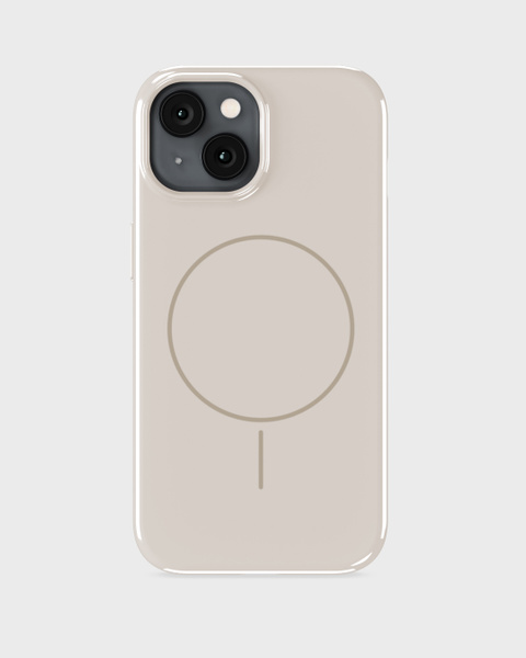 Phone Case Mono Light Beige/Beige iPhone 15
