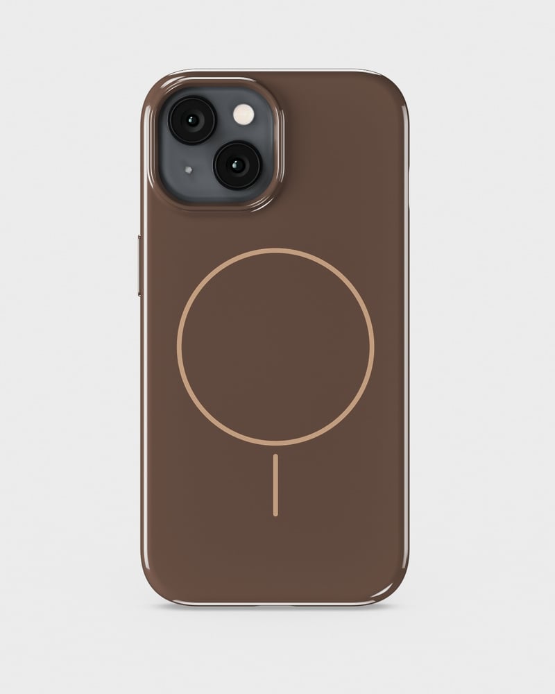 Mono Case Deep Chocolate/Beige iPhone 14