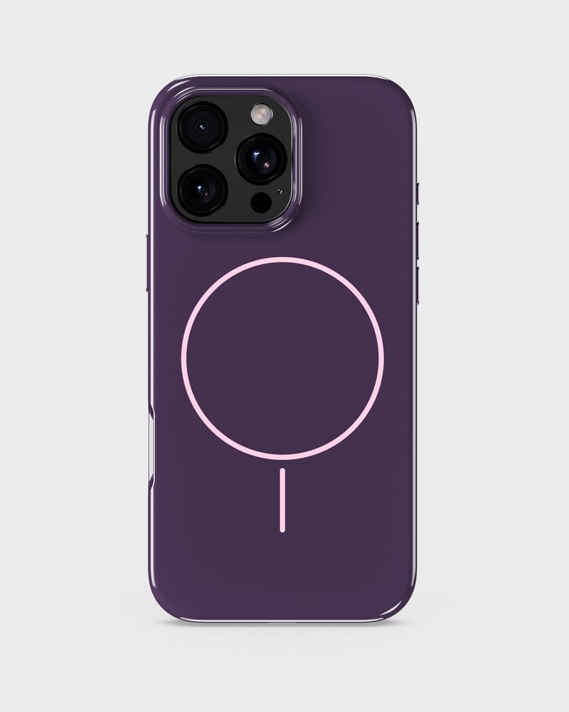 Mono Case Deep Plum/Pink iPhone 16 Pro Max