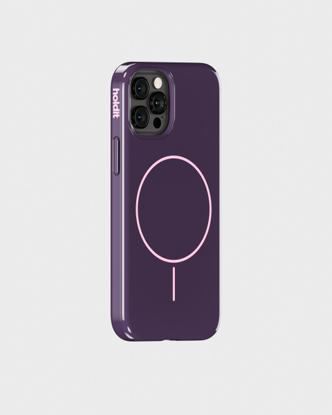 Phone Case Mono Deep Plum/Pink iPhone 12